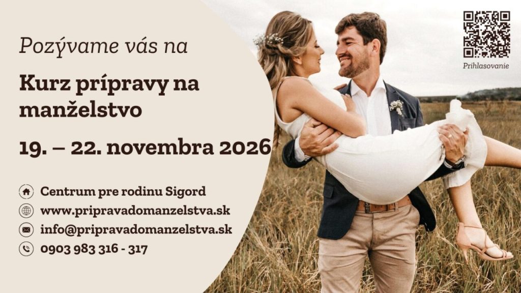 Plagát podujatia Kurz prípravy na manželstvo