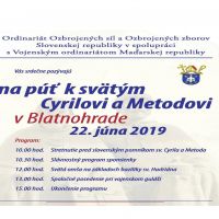 Púť k sv. Cyrilovi a Metodovi v Blatnohrade-Zalavár (Maďarsko)