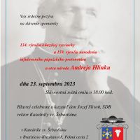 Slávnostná sv. omša pri príležitosti 159. výročia narodenia Andreja Hlinku