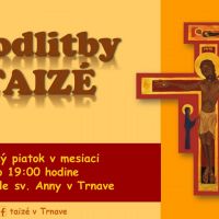 Taizé modlitby