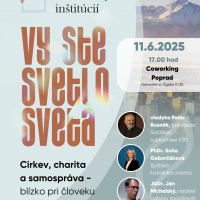 CIRKEV, CHARITA A SAMOSPRÁVA - BLÍZKO PRI ČLOVEKU